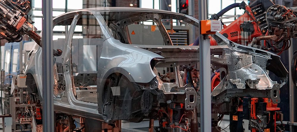 Building and automobile representing Industrial Control Systems security