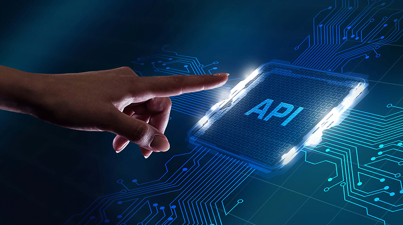 Finger pointing at API representing API Spec Tools