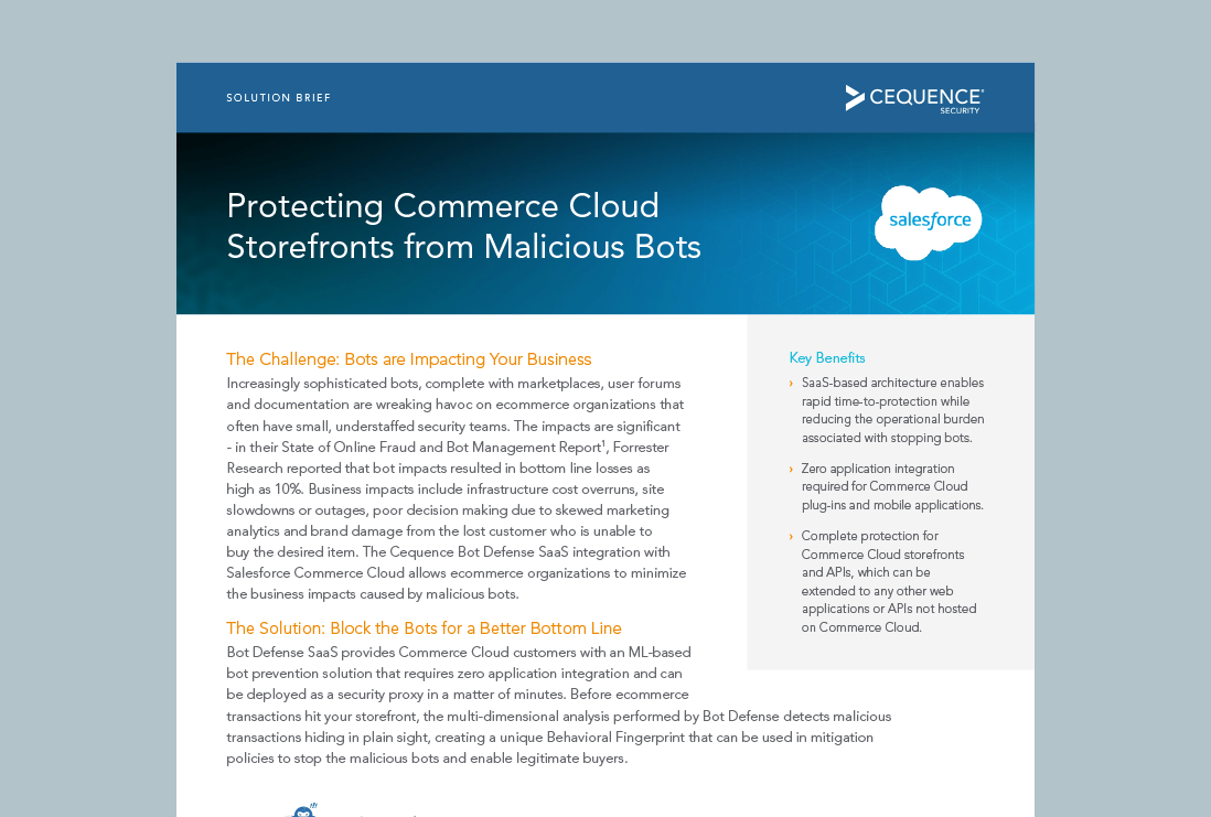 Salesforce Commerce Cloud Solution Note