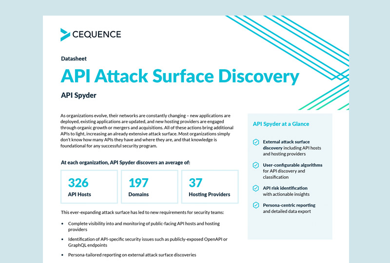 Cequence - API Spyder