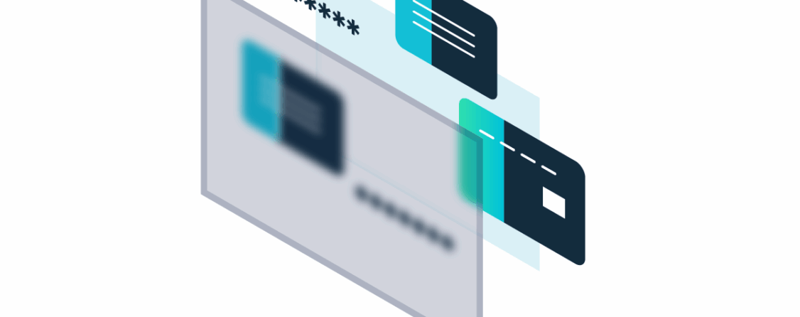 A stylized image of credit cards with their details blurred or starred out. Depicting Sensitive Data Masking in API Security