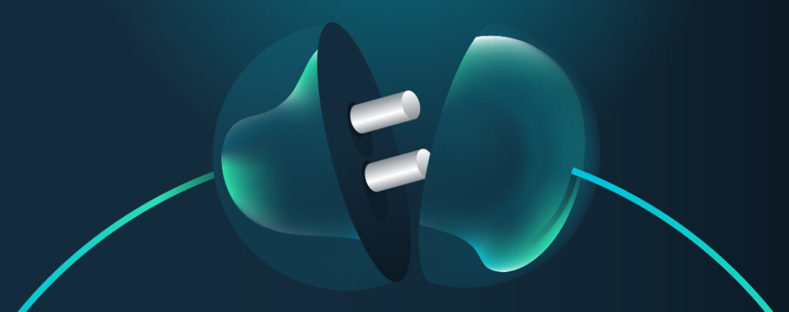 A stylized image of a disconnected power plug.
