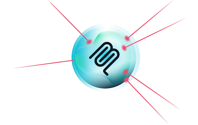 A stylized image of an MCP server being attacked by red lasers.